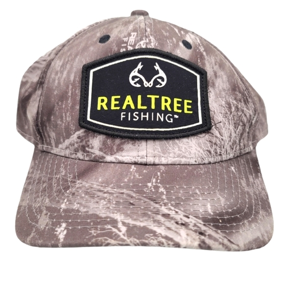 Realtree Other - Realtree Camo Snap Adjustable Hat Grey One Size